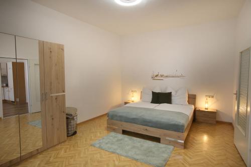 Voodi või voodid majutusasutuse Appartment Weinbau Müllner toas