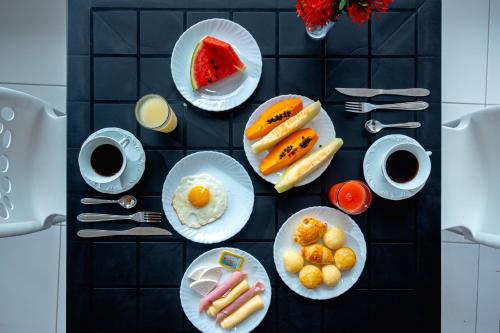 Frukostalternativ för gäster på Hotel do Pescador
