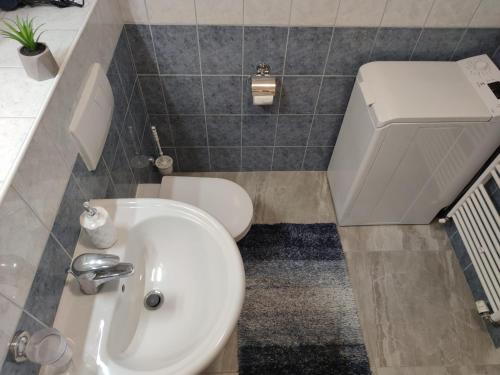 Koupelna v ubytování Apartment Sve u 5 minuta