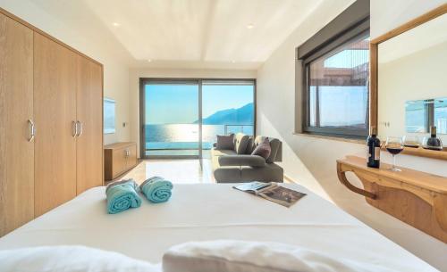 Mekvin Hotels Deniz Feneri Lighthouseにあるベッド