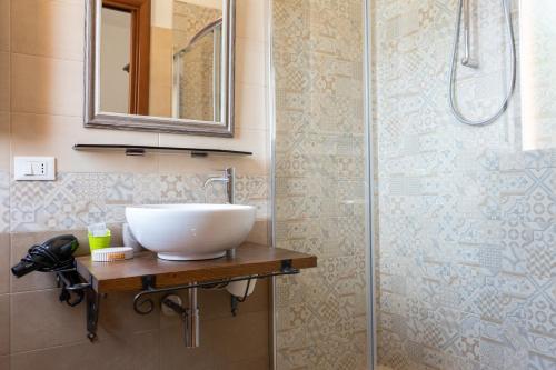 A bathroom at B&B 4 Stagioni