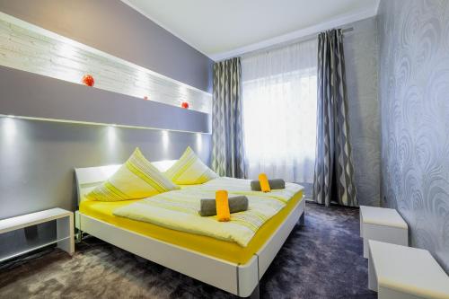 Voodi või voodid majutusasutuse Hotel 108 toas
