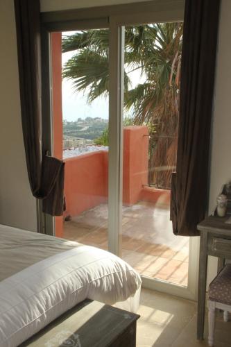 Кровать или кровати в номере Seaview Villa Vistagibraltar
