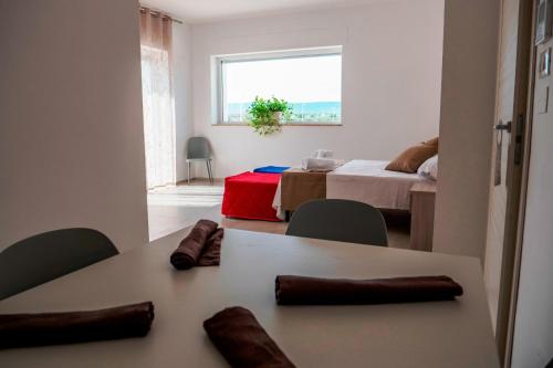 Postel nebo postele na pokoji v ubytování B&B A Un Passo dal Mare