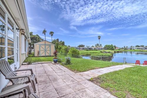 Updated Lakefront Home in Port Richey with Yard