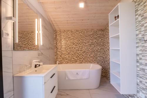 Koupelna v ubytování Resort CATTALEYA
