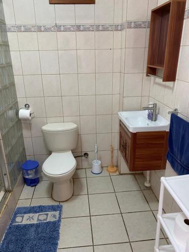 A bathroom at My Dream Apartments
