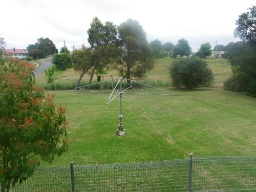 a large field with a net in the grass at Gallery Flat in Delegate