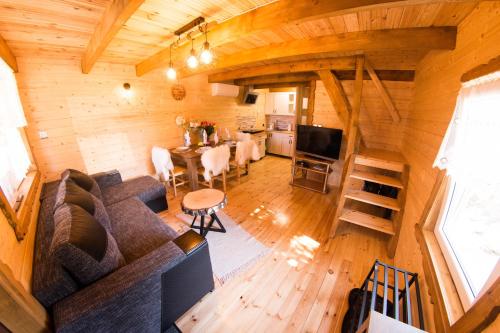 TV a/nebo společenská místnost v ubytování Słoneczna Idylla - Nad Zalewem k Karpacza SAUNA JACUZZI