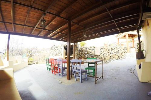 Χώρος καθιστικού στο Casa Tía Inés