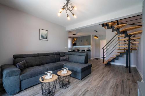 Χώρος καθιστικού στο Apartamenty U Andzi
