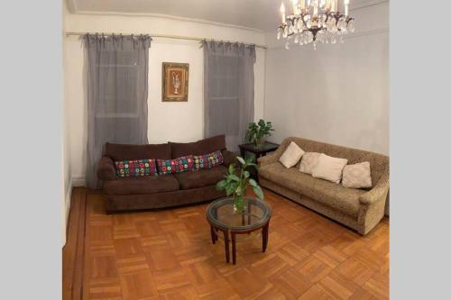 A seating area at Cozy 2 bedroom apartment in Queens