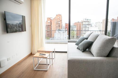 Posezení v ubytování Monroe Suites