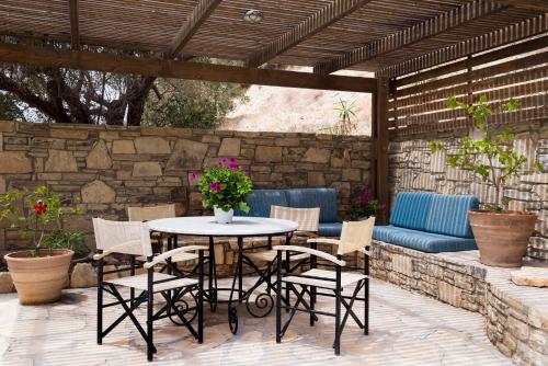 Χώρος καθιστικού στο Istron Luxury Villas 