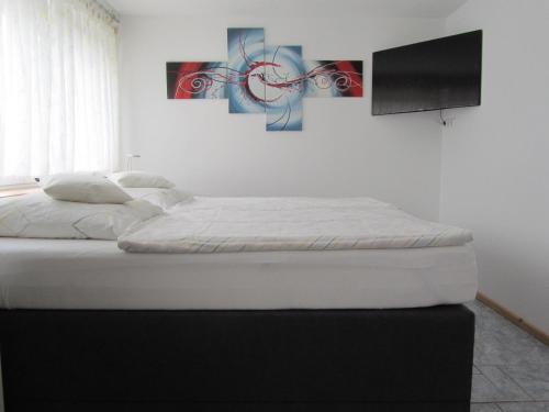 Postel nebo postele na pokoji v ubytování Apartment für zwei