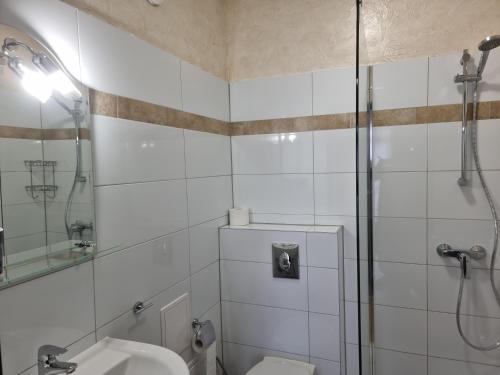 Ένα μπάνιο στο Apartments Oberschlesien