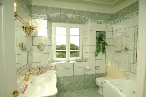 Koupelna v ubytování Villa Tereza