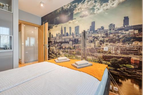Postel nebo postele na pokoji v ubytování Apartament Podolszyce