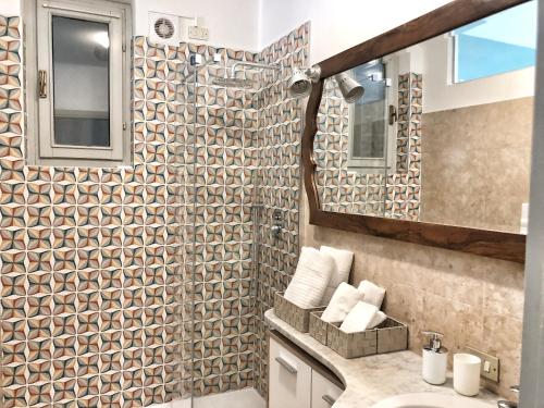 A bathroom at Bergamondo