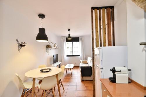 Posezení v ubytování Apartaments la Rambla - L'Arrel - 4 persones