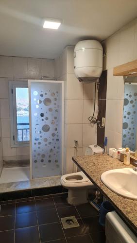 Vonios kambarys apgyvendinimo įstaigoje Zamlek Nile view