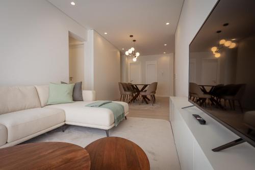 Χώρος καθιστικού στο ORM Antero Apartment