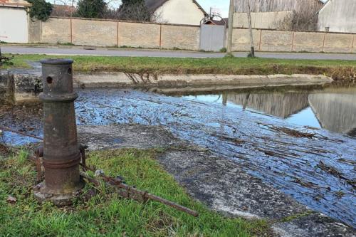 Permandangan sungai dekat dengan rumah percutian