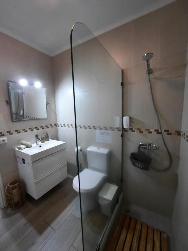 Koupelna v ubytování Casa do Pêro de Teive