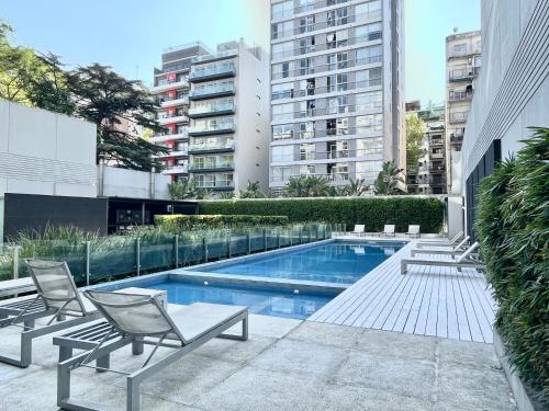 Private studio in Palermo Soho w/ pool, gym, bbq and security 24hs, Buenos Aires, Argentina
