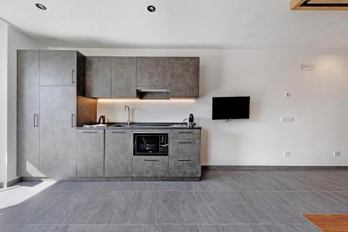 Dapur atau dapur kecil di Thalerhof Naturae Rupes