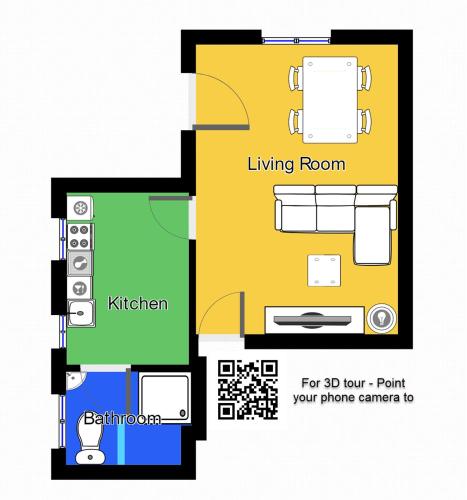 Grundriss der Unterkunft aday - Apartment suite 3 Aalborg Center