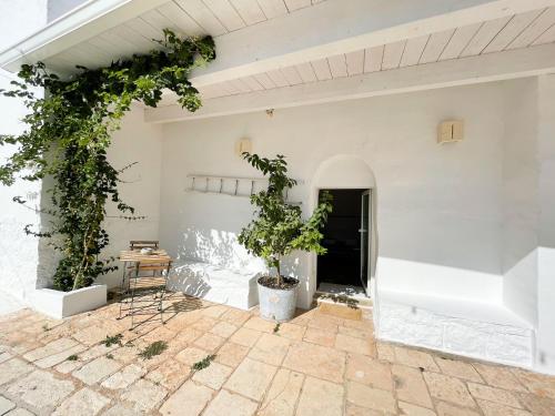 Αίθριο ή υπαίθριος χώρος στο Trullo San Vincenzo con Piscina