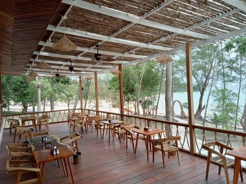 A restaurant or other place to eat at Nature resort