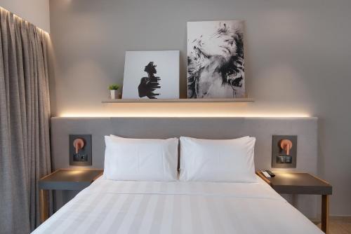 The Residences Kalamataにあるベッド