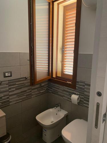 Koupelna v ubytování B&B Il Sogno di Mario