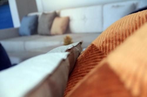 Posezení v ubytování B&B Ferienhof AB Wellness Suite