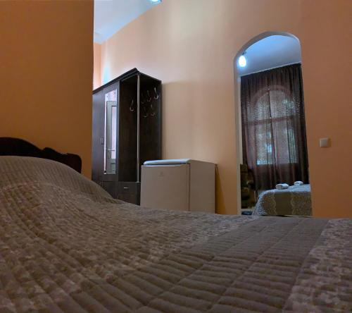 Hotel Kakhaberiにあるベッド