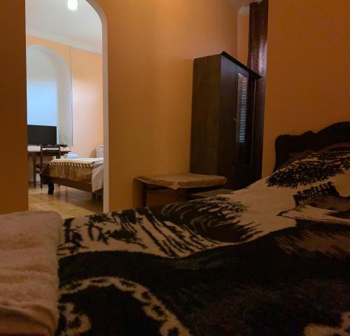 Hotel Kakhaberiにあるベッド