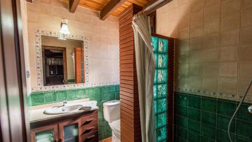 Kúpeľňa v ubytovaní Casa Los Valles Alozaina by Ruralidays