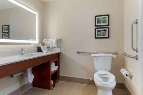 Bilik mandi di Comfort Suites West Monroe near Ike Hamilton Expo Center