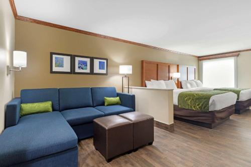 Comfort Suites West Monroe near Ike Hamilton Expo Center 휴식 공간