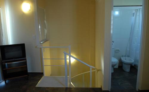 A bathroom at Complejo Barraquero
