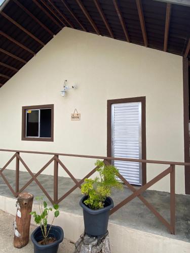 Balkón nebo terasa v ubytování Encanto dos Pássaros