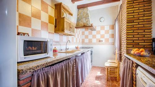 Dapur atau dapur kecil di Casa El Algarrobo Alora by Ruralidays
