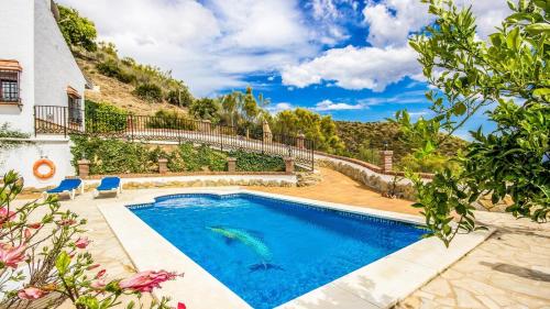 Kolam renang di atau dekat dengan Casa El Algarrobo Alora by Ruralidays