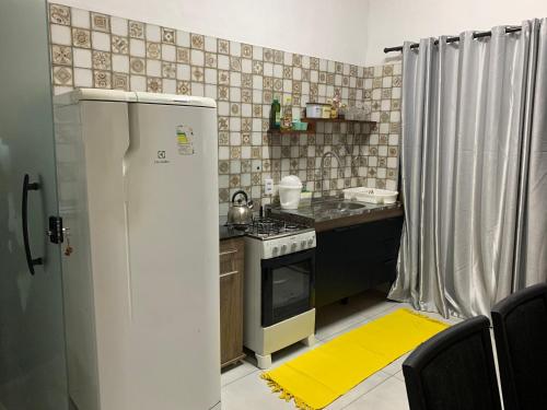 Køkken eller tekøkken på Sítio Vila das Flores