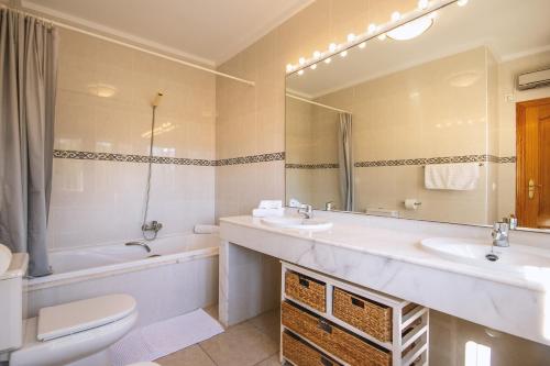Een badkamer bij Casa Carolina