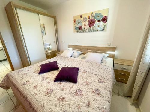Postel nebo postele na pokoji v ubytování Apartman Zlata