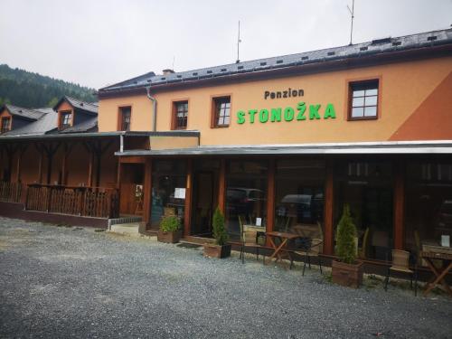 Budova, kde se penzion nachází