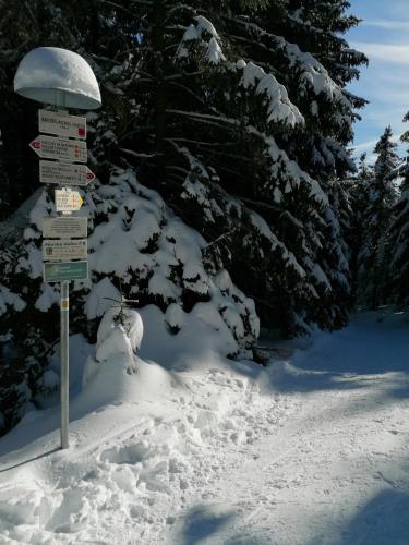 Chalupa U Zezulků en invierno